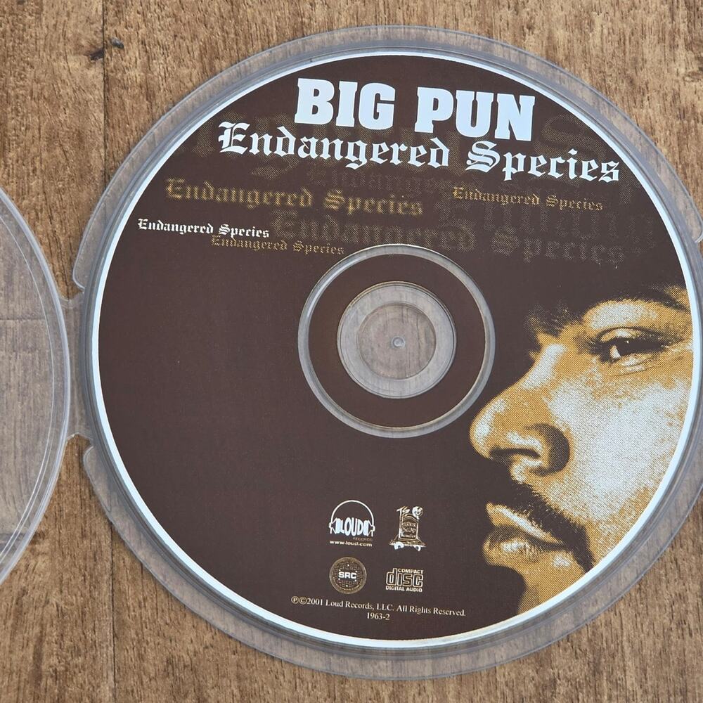 Vtg 2001 Big Pun ENDANGERED SPECIES CD RAP HIP HOP